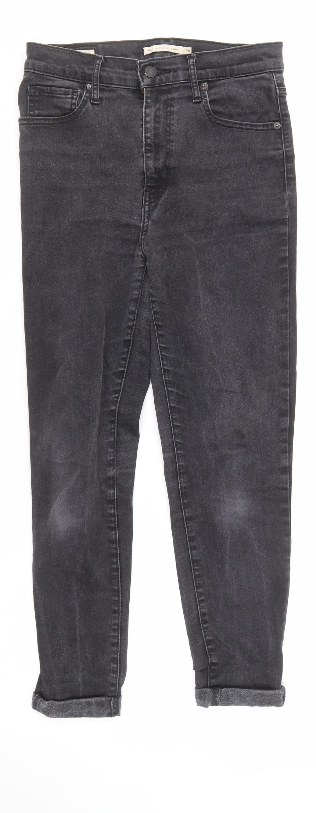 Levi's Men's Black Slim Skinny Jeans - Size 28