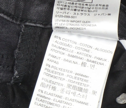 Levi's Men's Black Slim Skinny Jeans - Size 28