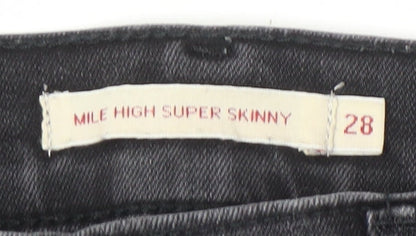 Levi's Men's Black Slim Skinny Jeans - Size 28