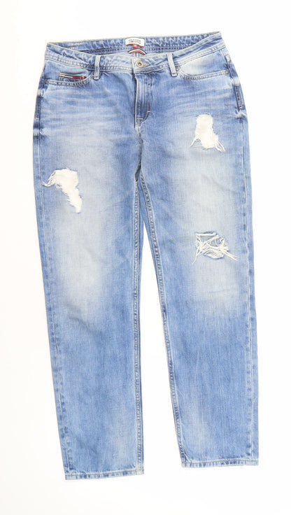 Mens UK Size 26 Tommy Hilfiger  Straight Blue Jeans