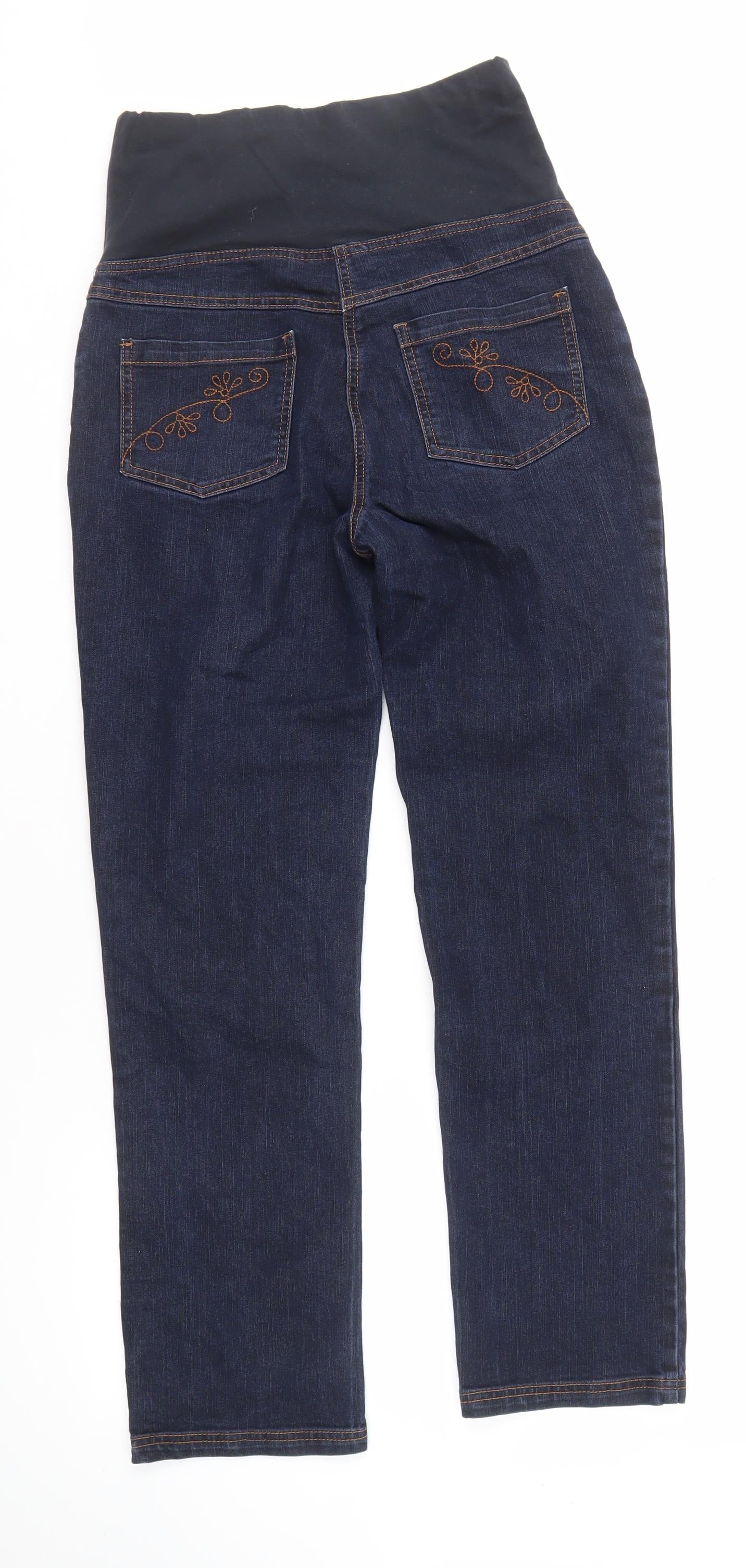 Womens UK Size 8 JoJo Maman Bébé  Straight Blue Jeans