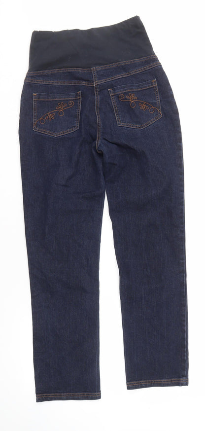 Womens UK Size 8 JoJo Maman Bébé  Straight Blue Jeans