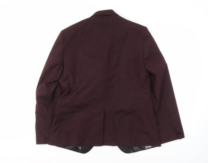 Marks and Spencer Men's Brown Shawl Lapel Blazer L