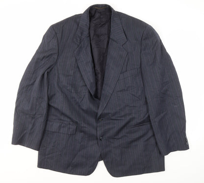 Mens UK Size 46 Marks and Spencer Regular Blue Suit Jacket