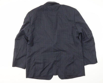 Mens UK Size 46 Marks and Spencer Regular Blue Suit Jacket