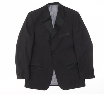 Armando Black Men's Tuxedo Blazer 38R Formal