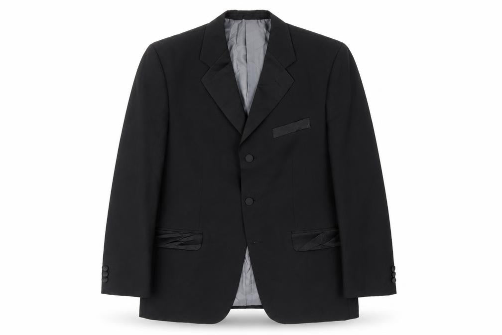 Mens UK Size 38 Armando Regular Black Suit Tuxedo