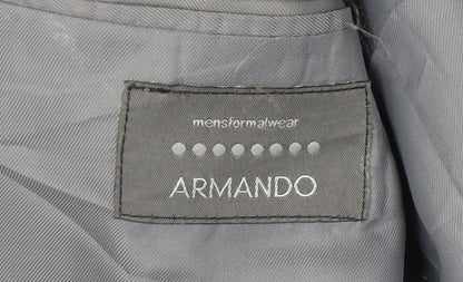 Armando Black Men's Tuxedo Blazer 38R Formal