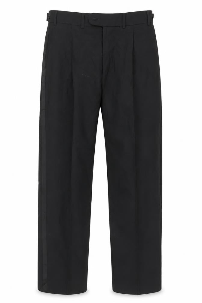 Mens UK Size 32 Armando  Formal Black Trousers