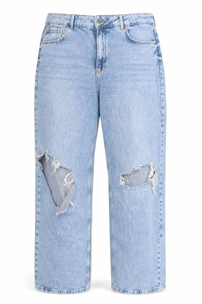 Womens UK Size 16 New Look Regular Fit Straight Blue Jeans