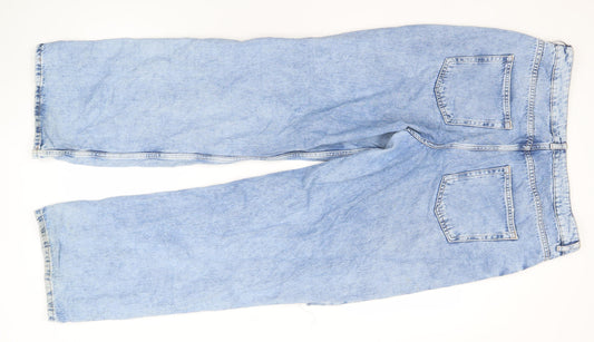 New Look Women's Blue Straight Jeans Size 16