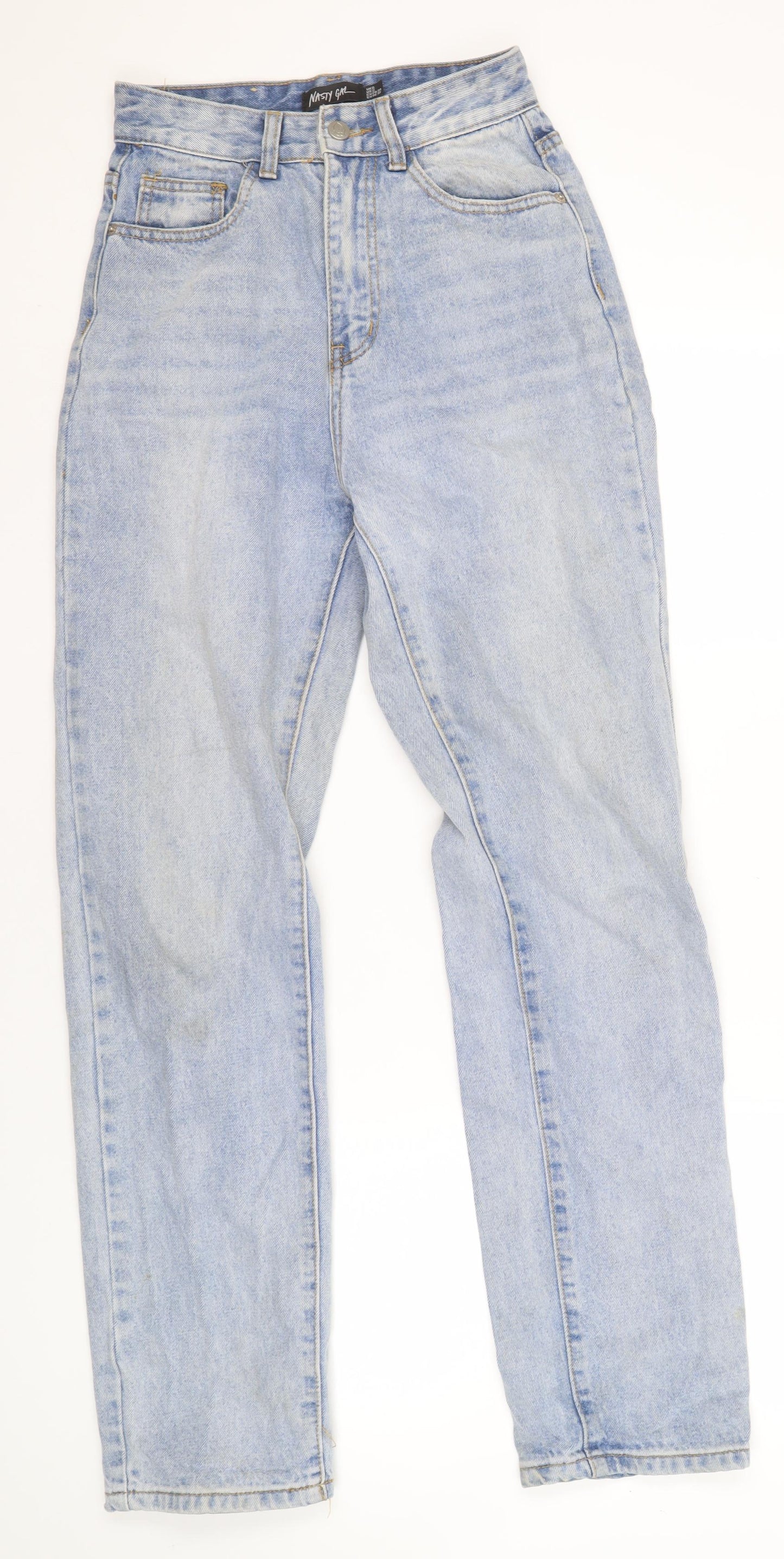Nasty Gal Women's Blue Denim Jeans Size 6 Light Wash