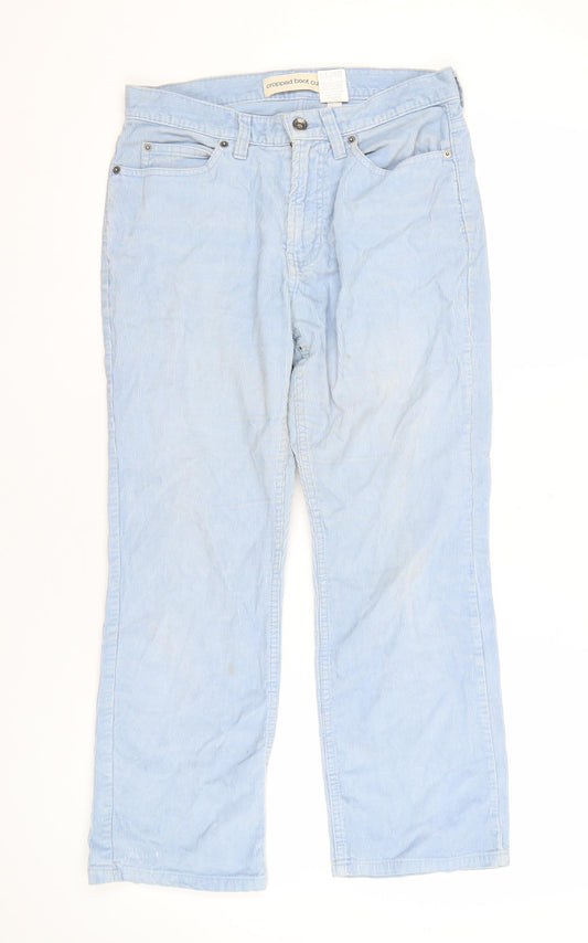 Womens UK Size S Gap  Cropped Blue Trousers