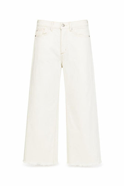&Denim Women's White High Rise Ankle Jeans, Size 6