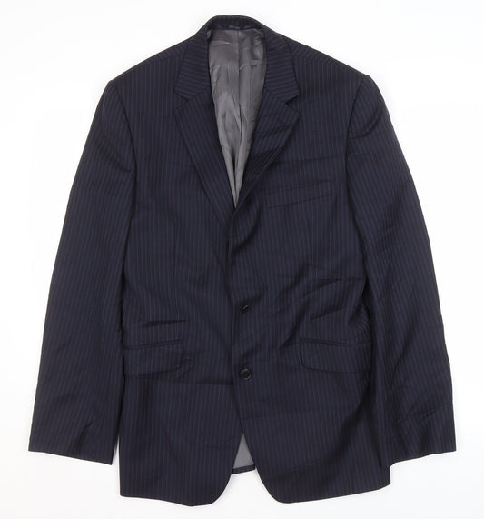 Mens UK Size 40 John Lewis Regular Blue Suit Jacket