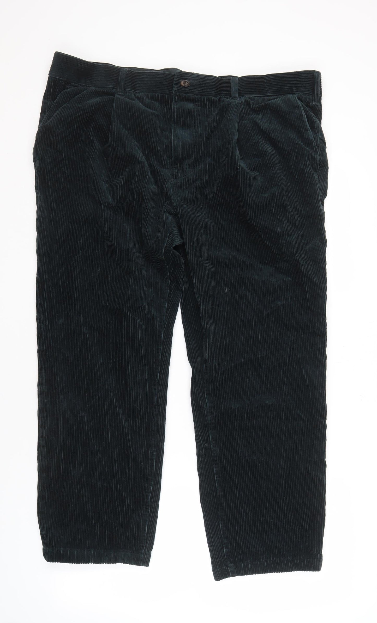 Marks and Spencer Men's Black Corduroy Trousers 38