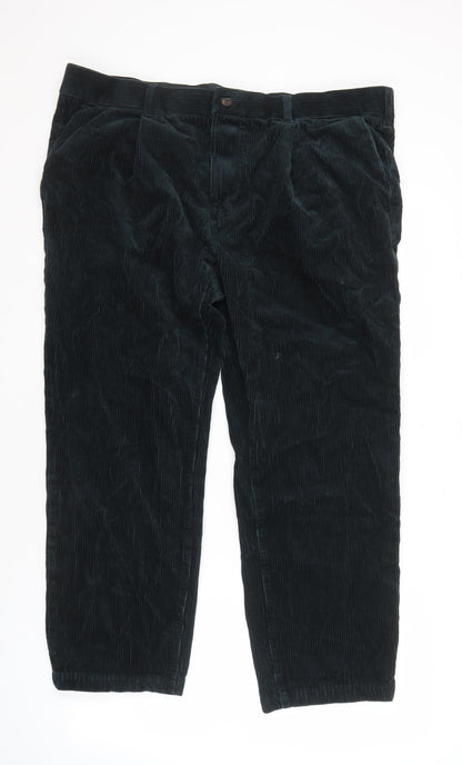 Marks and Spencer Men's Black Corduroy Trousers 38