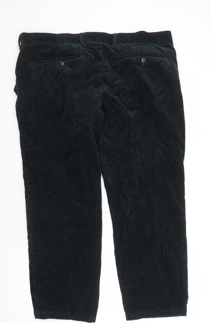 Marks and Spencer Men's Black Corduroy Trousers 38