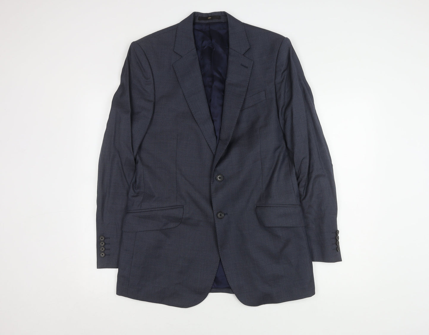 Jaeger Men's Blue Blazer, Size 38, Classic Style
