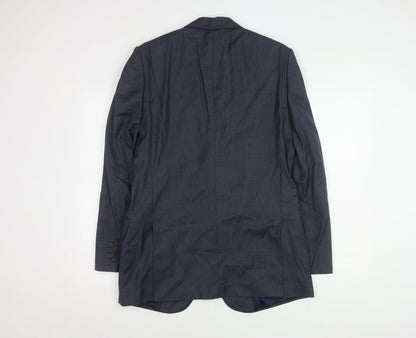 Jaeger Men's Blue Blazer, Size 38, Classic Style