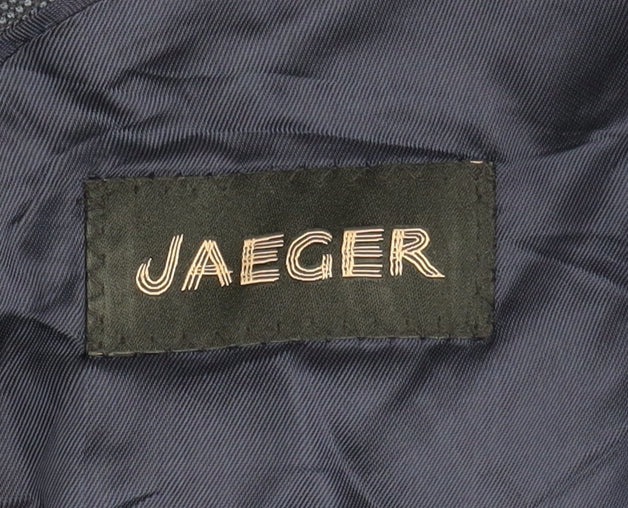 Jaeger Men's Blue Blazer, Size 38, Classic Style