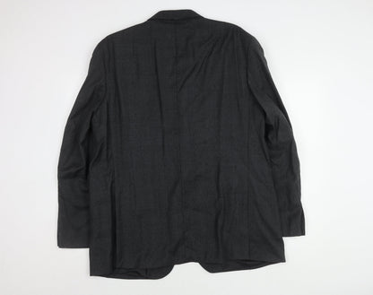 Mens UK Size 46 Dehavilland Regular Grey Suit Jacket