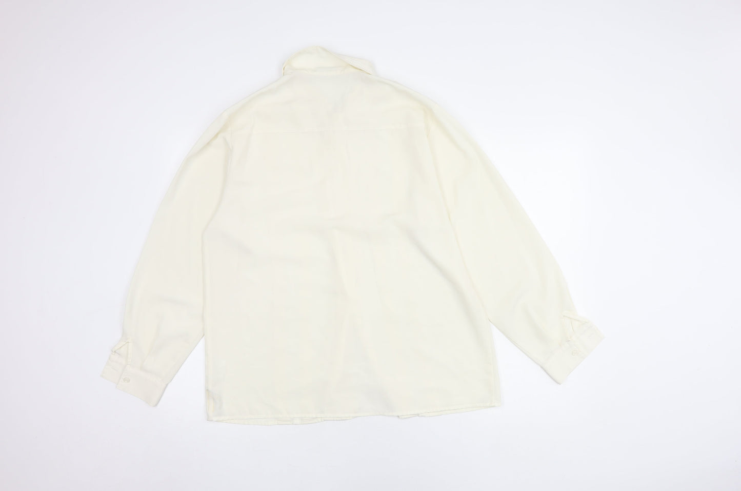 Womens UK Size 14 Windsmoor Ivory Basic Button-Up