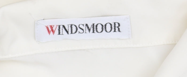 Womens UK Size 14 Windsmoor Ivory Basic Button-Up