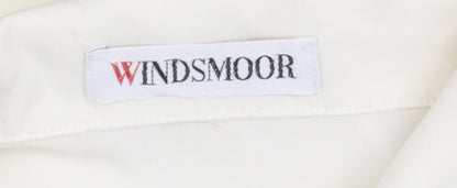 Womens UK Size 14 Windsmoor Ivory Basic Button-Up