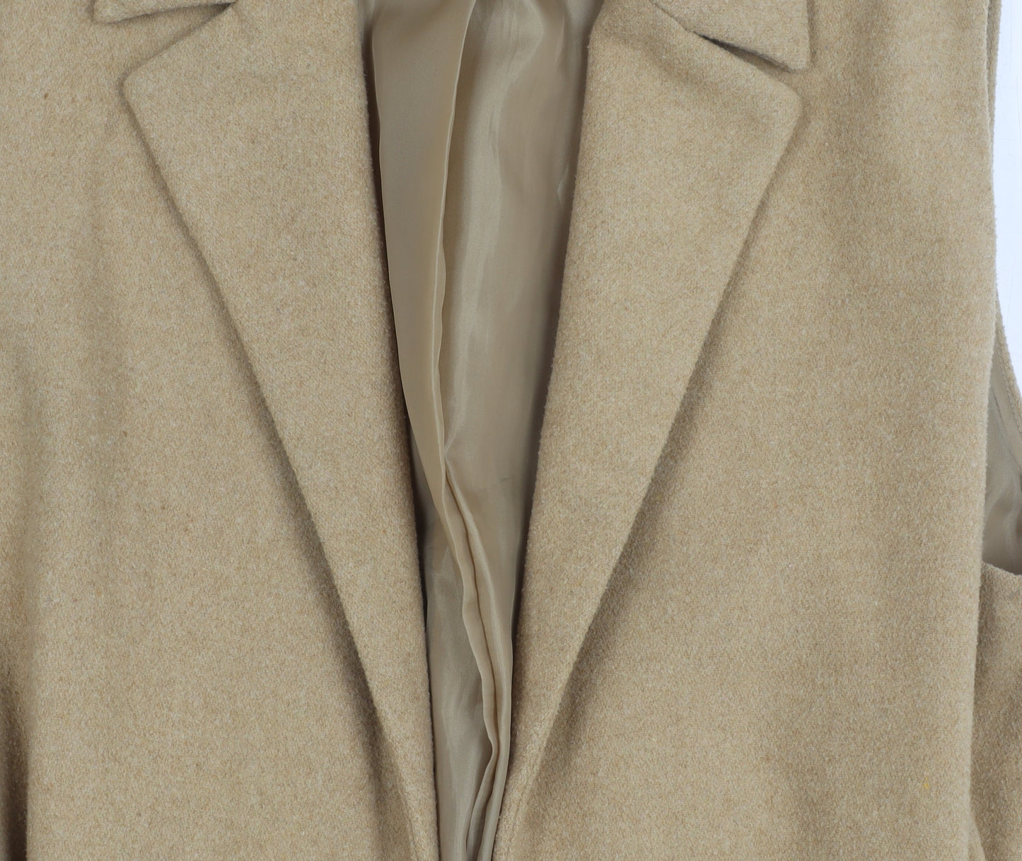 New Look Beige Women's Waistcoat Size 14 Belted