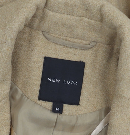 New Look Beige Women's Waistcoat Size 14 Belted