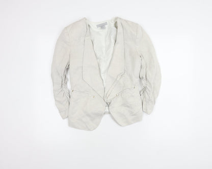 H&M Women's Ivory Blazer - Size 10, Regular Fit