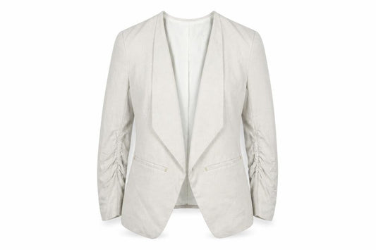 Womens UK Size 10 H&M Regular Ivory Blazer