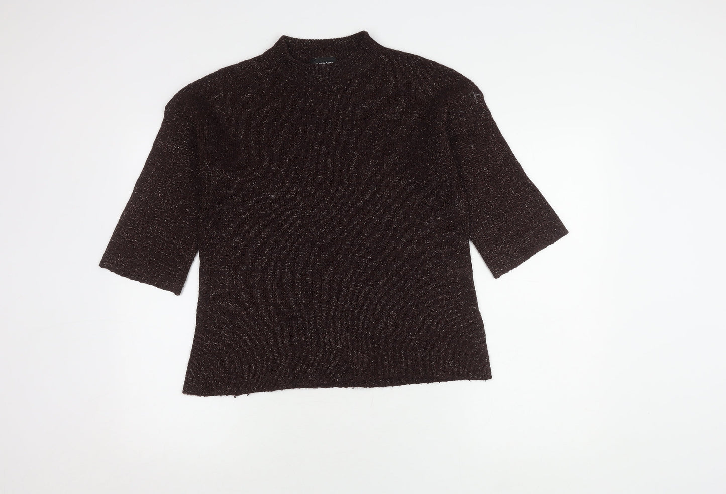 Womens UK Size 10 Warehouse Brown Pullover Jumper