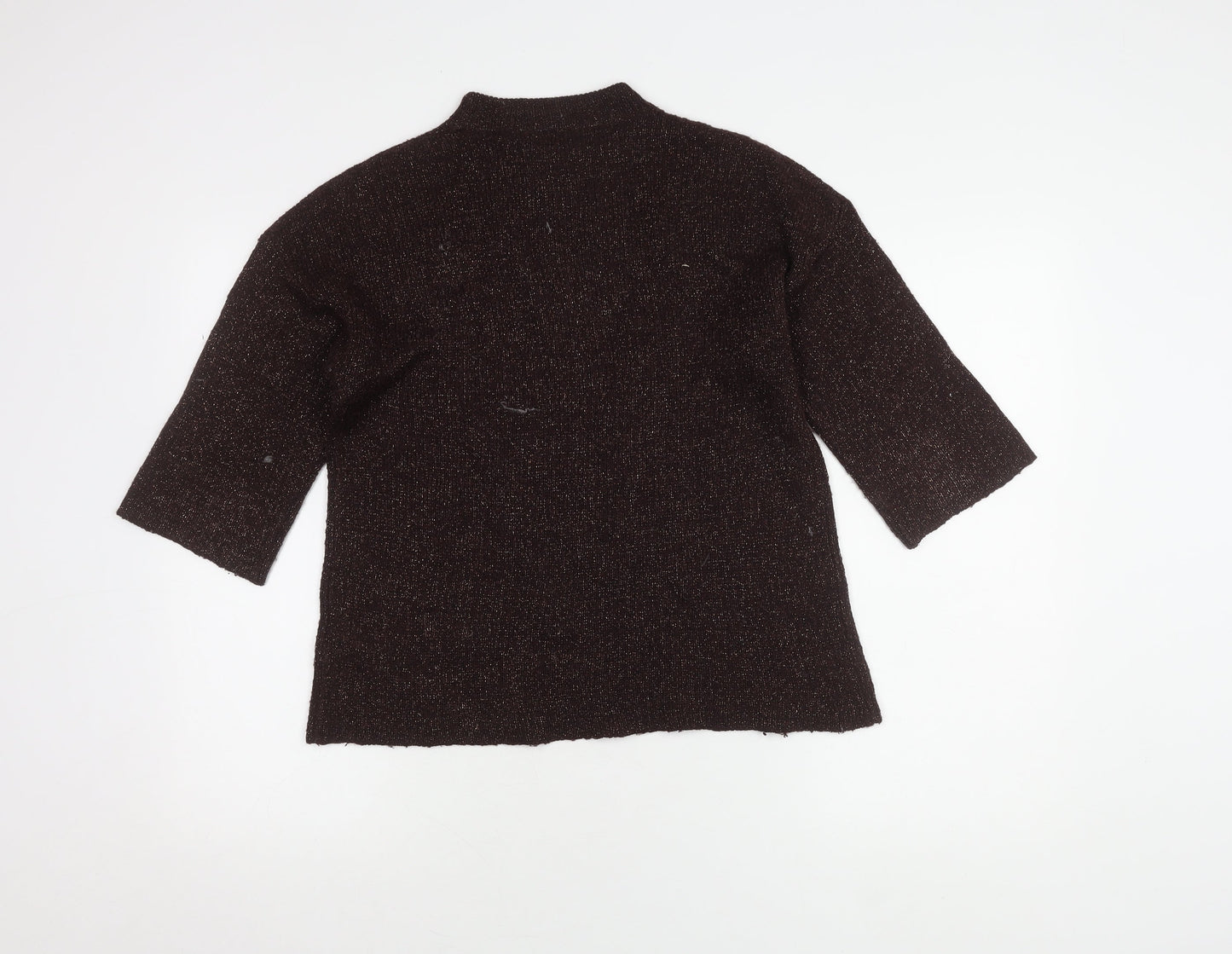 Womens UK Size 10 Warehouse Brown Pullover Jumper