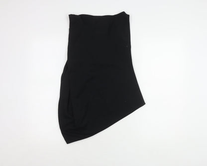 Womens UK Size 10 Marks and Spencer Black Tunic Blouse