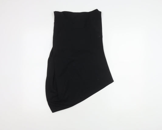 Womens UK Size 10 Marks and Spencer Black Tunic Blouse
