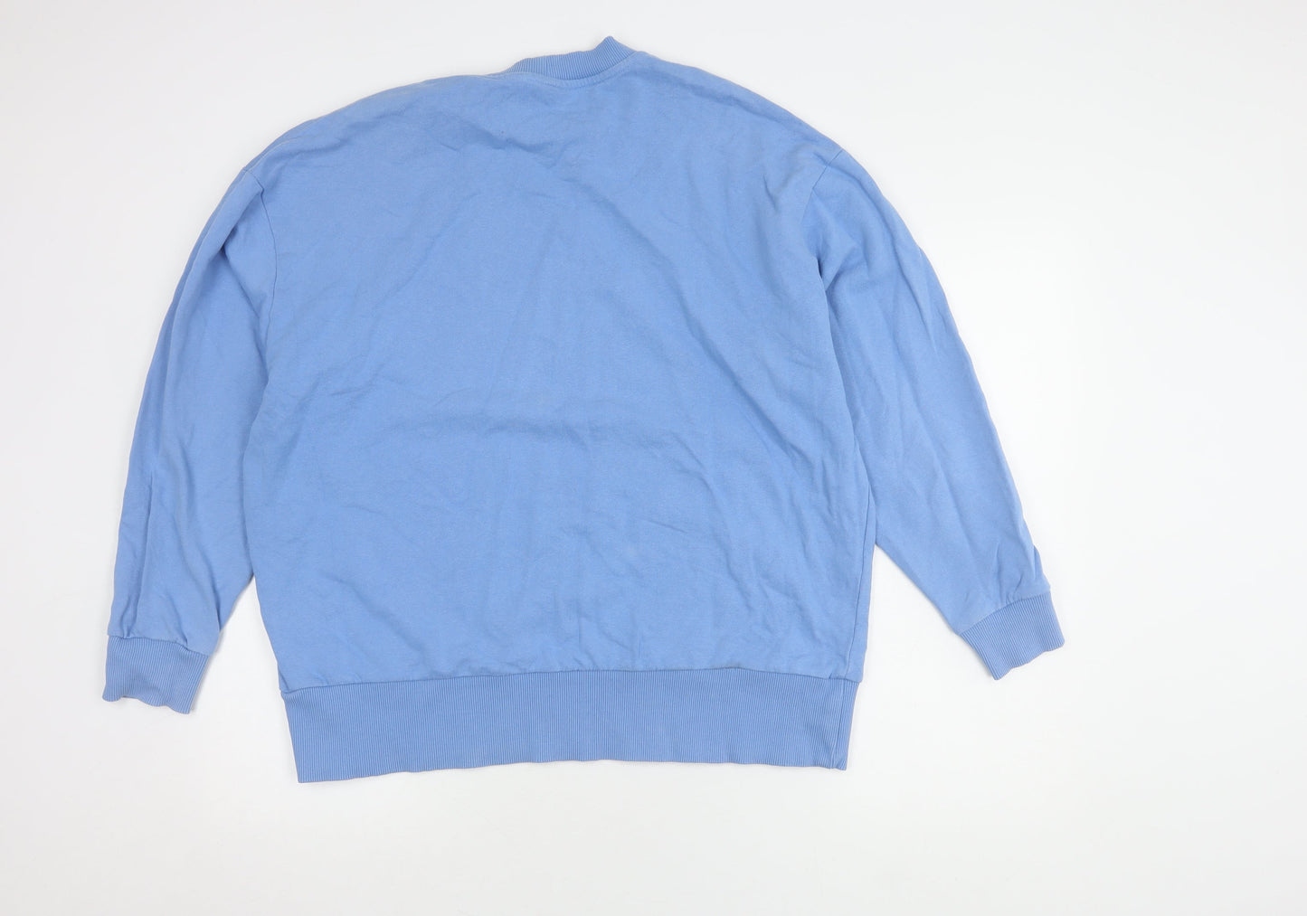COLLUSION Women's Blue Pullover Sweatshirt Size 8
