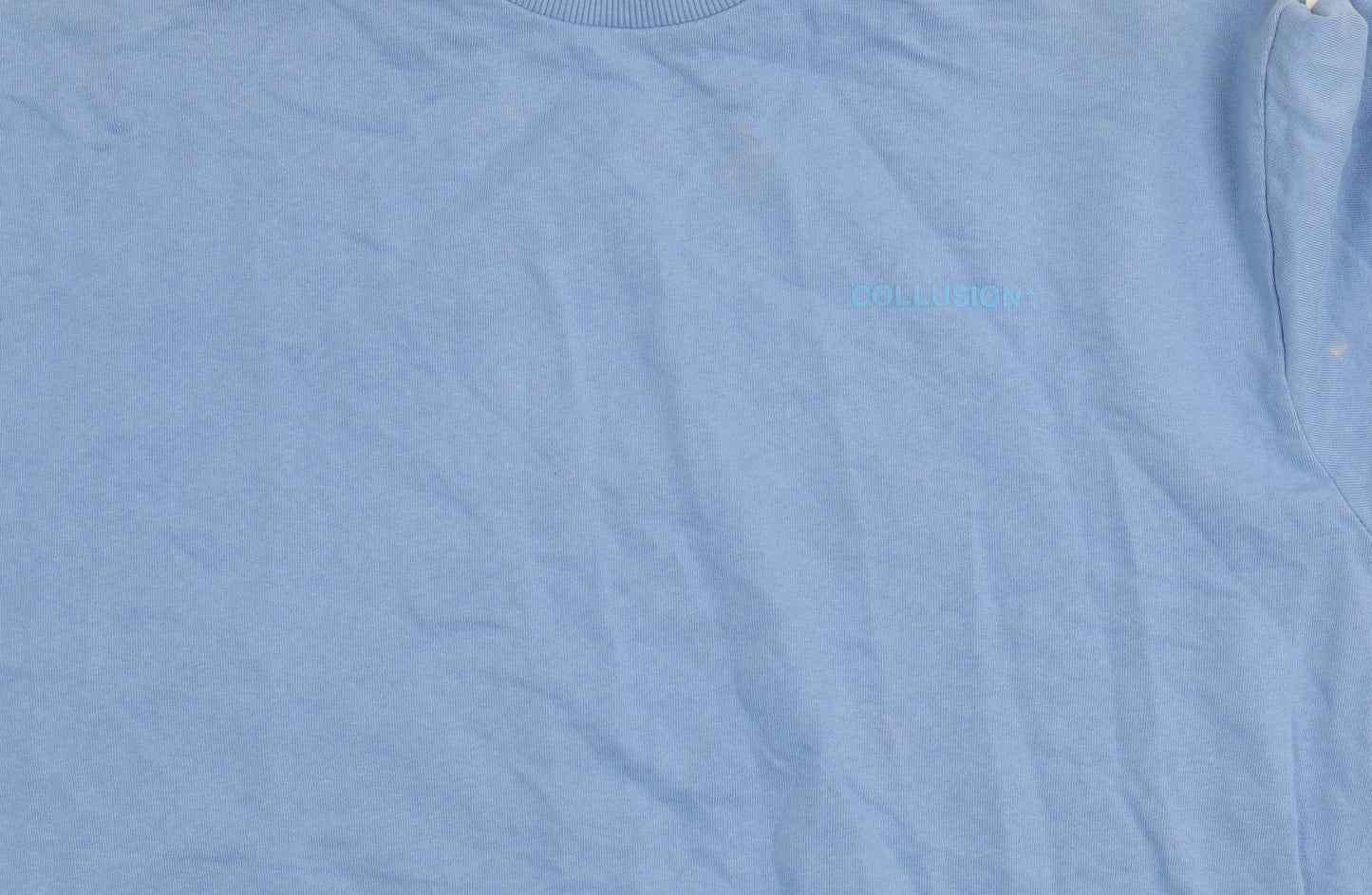 COLLUSION Women's Blue Pullover Sweatshirt Size 8