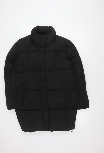 Womens UK Size 8 Hush Black Puffer Jacket