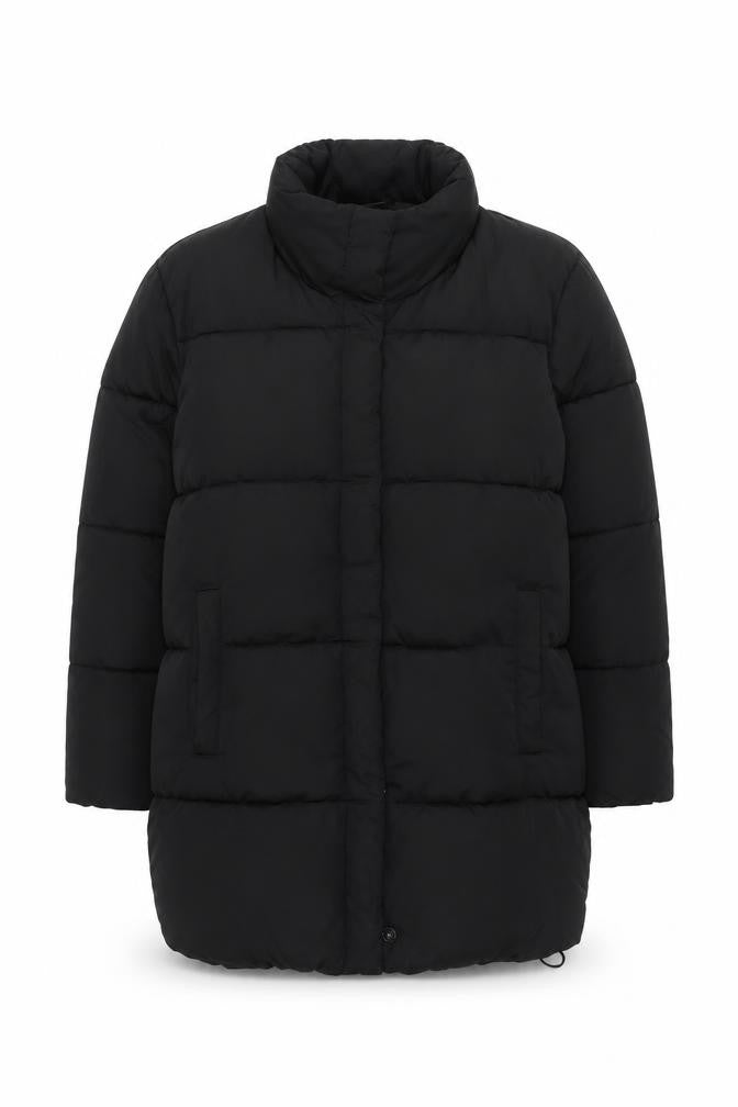 Womens UK Size 8 Hush Black Puffer Jacket
