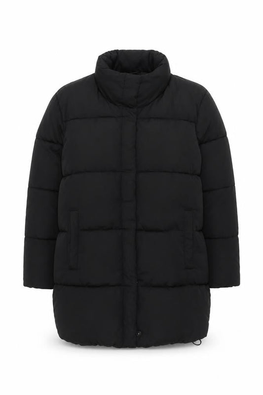 Womens UK Size 8 Hush Black Puffer Jacket