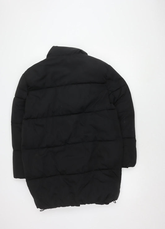 Hush Women's Black Puffer Jacket Size 8 Winter Coat