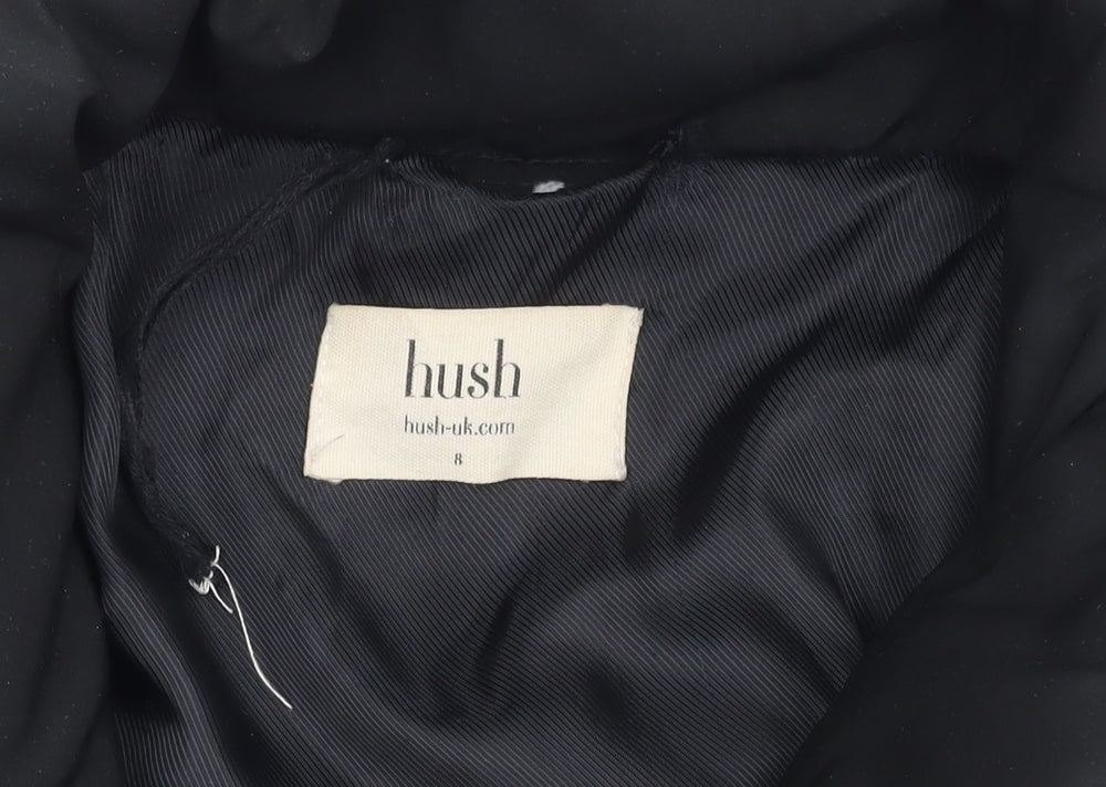 Womens UK Size 8 Hush Black Puffer Jacket
