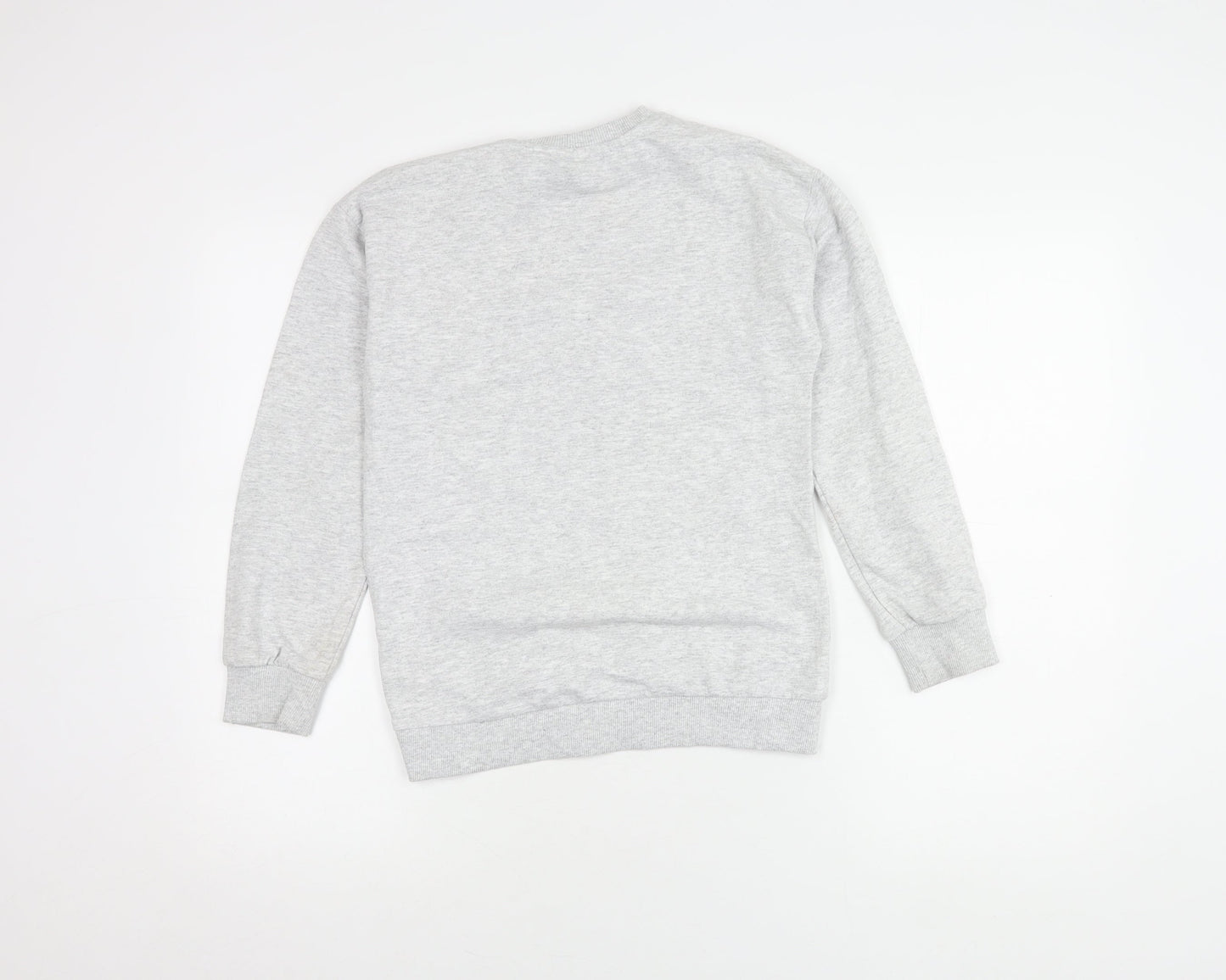 NBA Boys Grey Pullover Sweatshirt, 11 Years, Logo Graphic Print