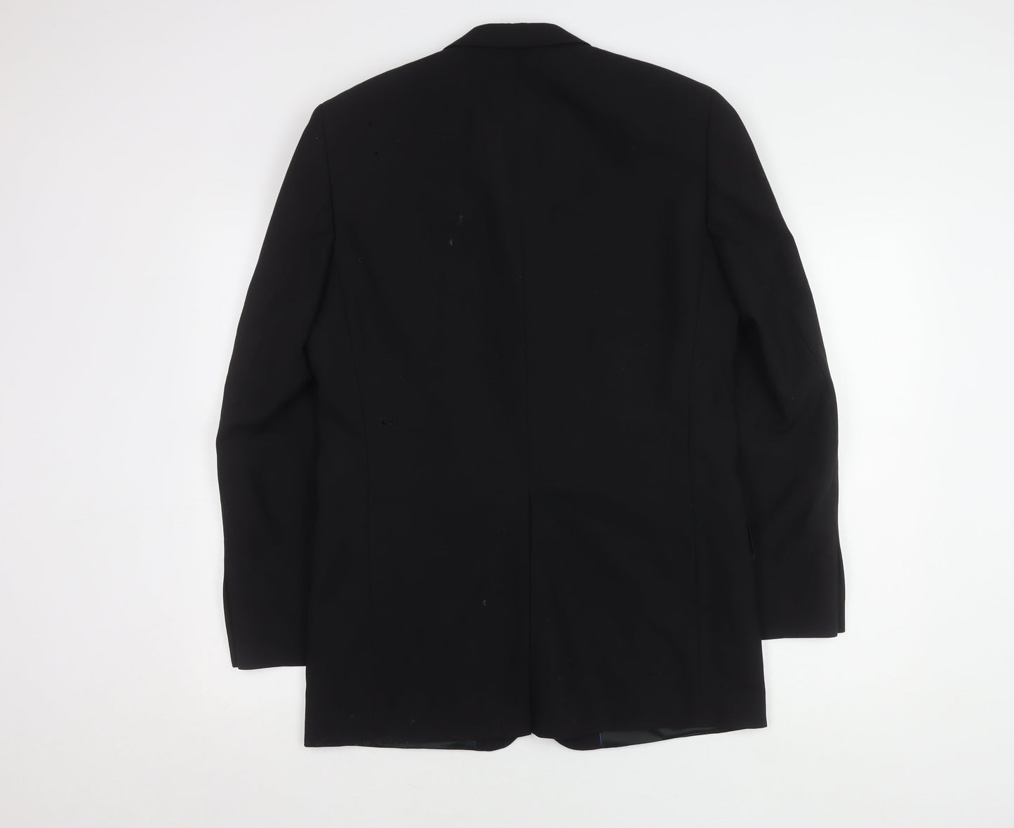 Next Men's Black Wool Blazer Jacket Size 36