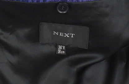Next Men's Black Wool Blazer Jacket Size 36