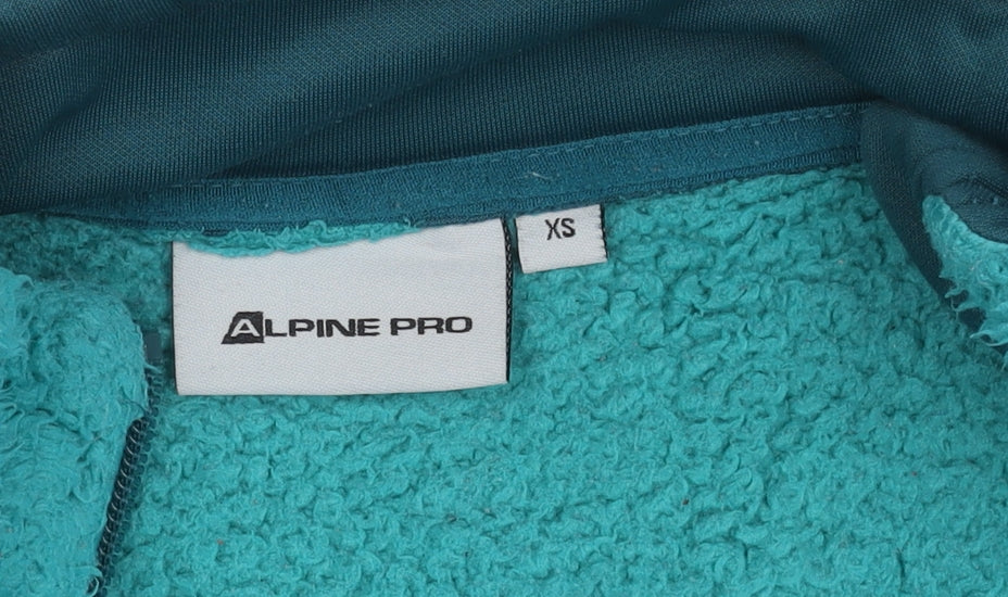 Alpine Pro Unisex Blue Fleece Jacket XS Casual