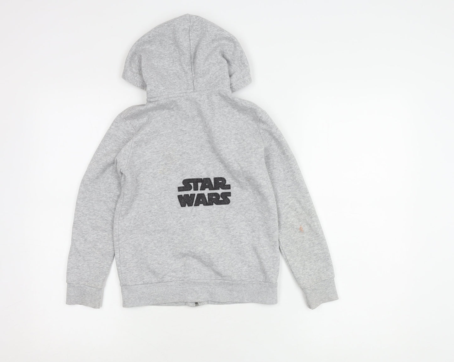H&M Boys Grey Star Wars Hoodie Jacket 7-8 Years