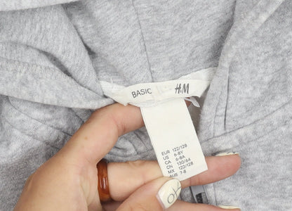 H&M Boys Grey Star Wars Hoodie Jacket 7-8 Years
